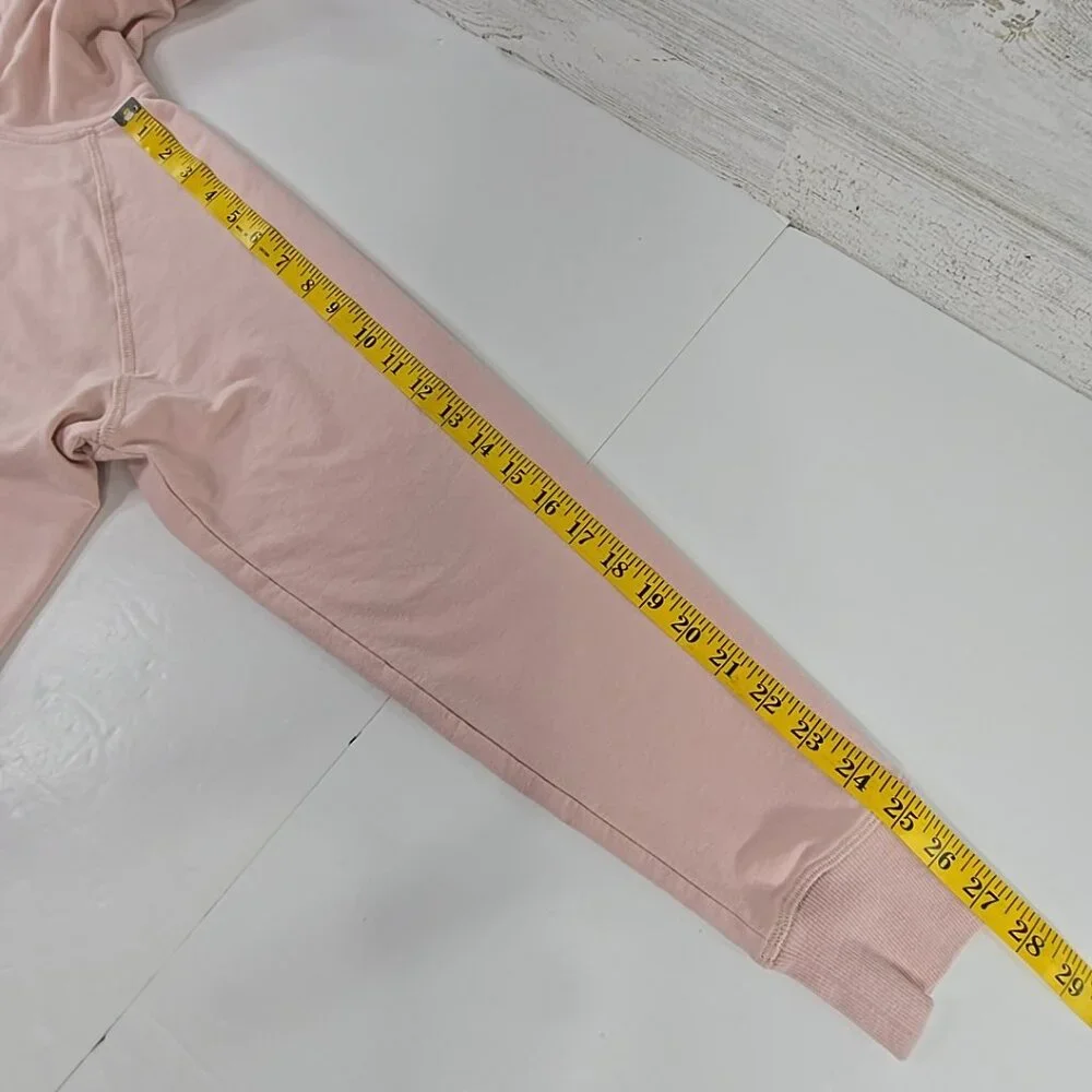 MICHAEL KORS LIGHT PINK PULLOVER HOODIE WITH A GOLD-TONE LOGO WOMENS SIZE XL EUC - Picture 15 of 16